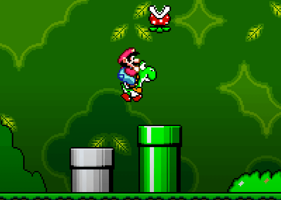 Super mario world online hot sale game