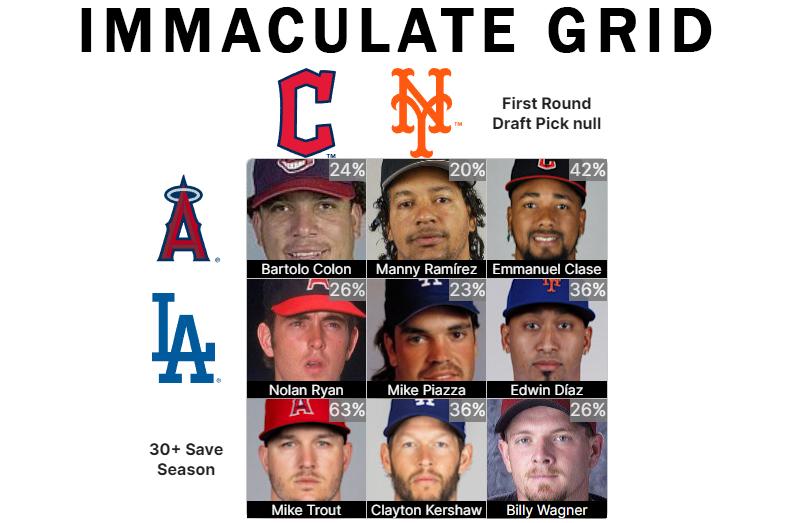 Game Immaculate Grid preview