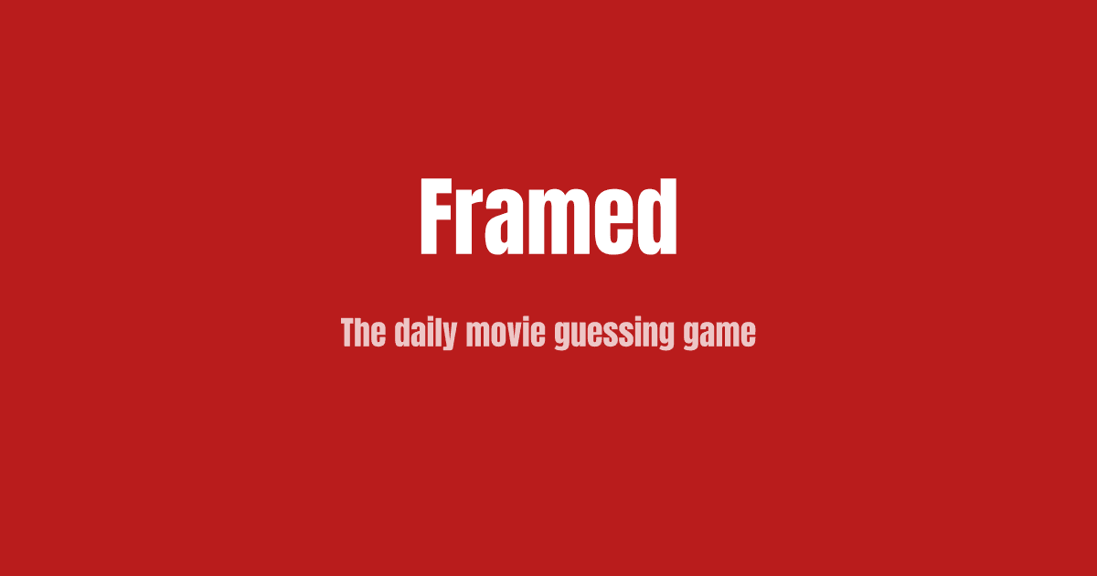 Game Framed preview