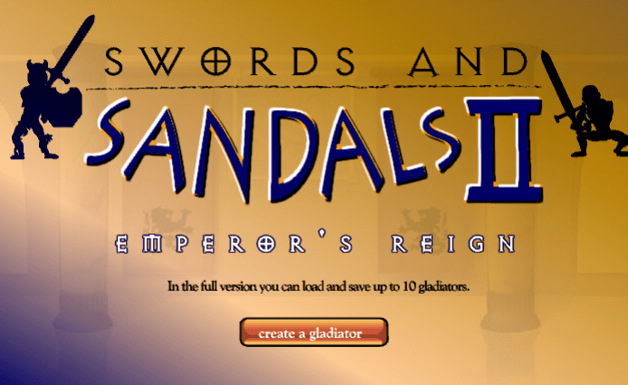 Game Swords and Sandals 2 preview