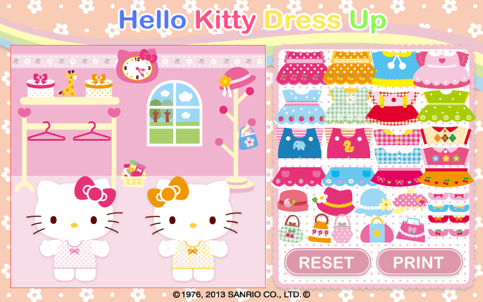 Game Hello Kitty Dress Up preview