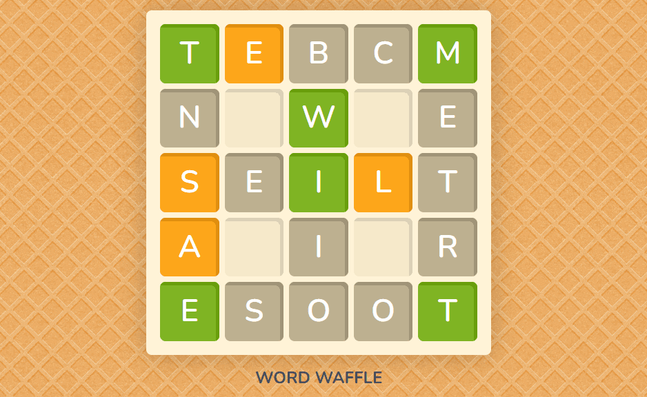 Game Word Waffle preview