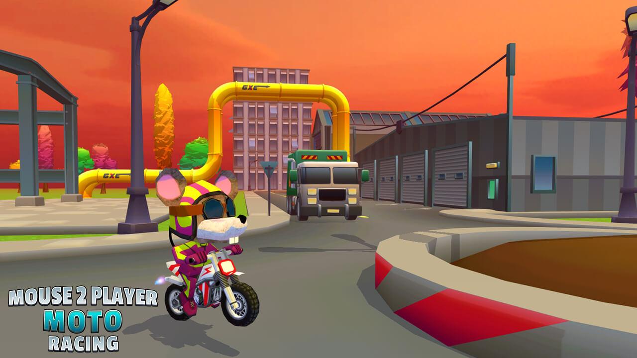 Game Mouse 2 Player Moto Racing preview