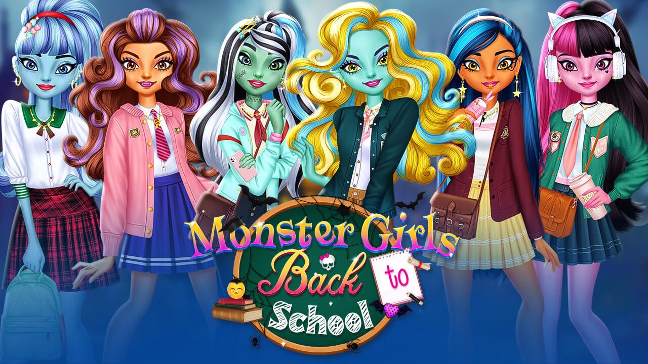 Game Monster Girls Back to School preview