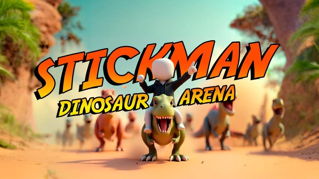 Game Stickman: Dinosaur arena preview