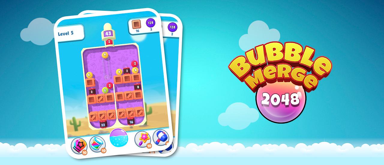 Game Bubble Merge 2048 preview