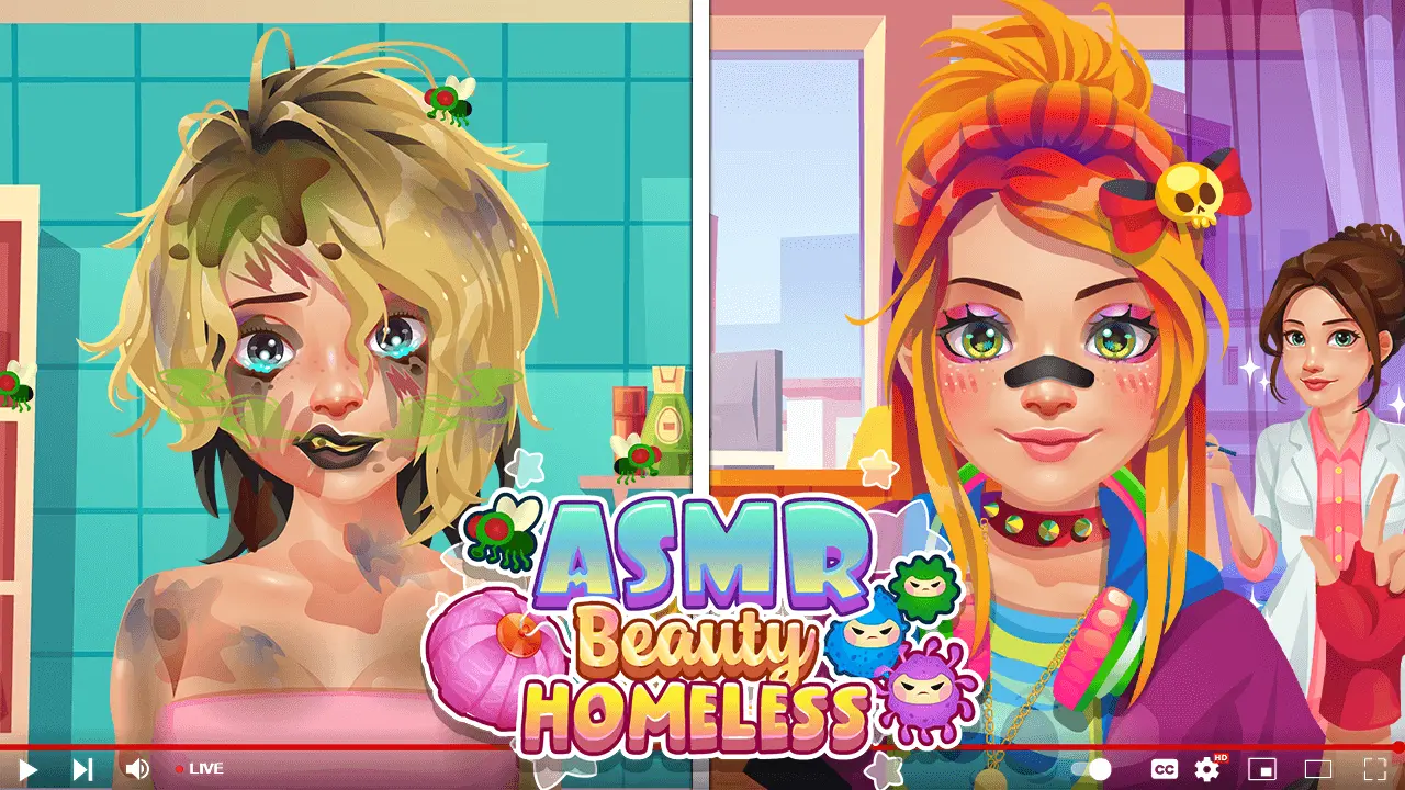 Game ASMR Beauty Homeless preview