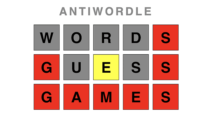 Game Anti-Wordle preview