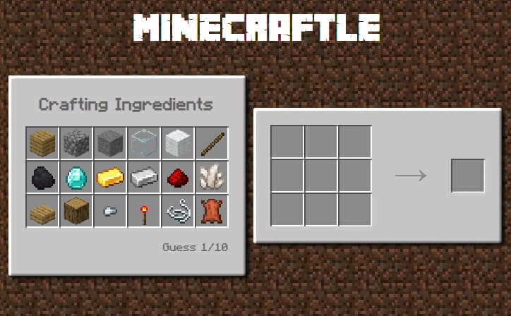 Game Minecraftle preview